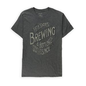 SONOMA life+style Mens American Brewing Graphic T-Shirt, Grey, NWT